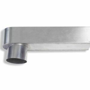 Stadsuitloop zink 60x 80 ø 80mm 330 mm