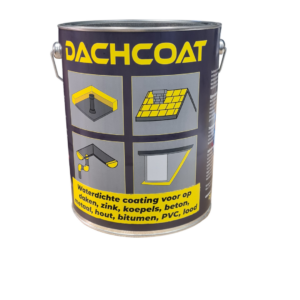 Dachcoat Zwart N/F 4ltr blik
