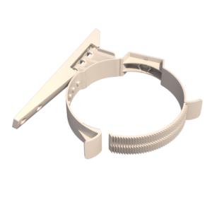 Ubbink dakbeschotbeugel 100-131 PP wit