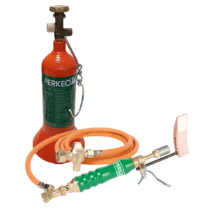 Soldeer brander 350gr Longlife Koperstuk aansluiting 3/8 linksPerkeo