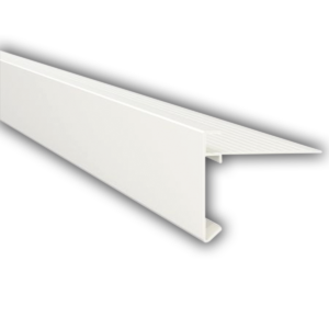 Roval alu daktrim standaard 60 x 64 Ral 9010 wit lengte 2.5mtr.