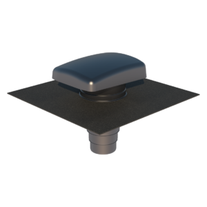 ubbink rvt 200 ontluchtingspan universeel grijs ubiflex zwart