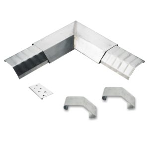 Rheinzink WB KliQ-deklijst 125/50 135gr. buitenhoek compleet