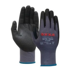 Oxxa werkhandschoen Nitri-Tech zwart/grijs Maat 10 - 14-695 - 11469510