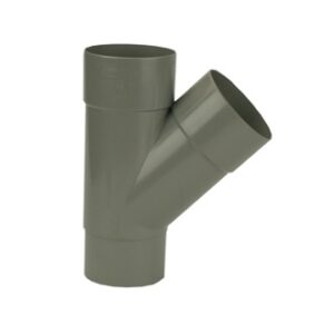 PVC HWA T-Stuk 45° GR 100 M/VS