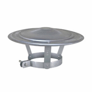 Regenkap gegalvaniseerd 125-131mm