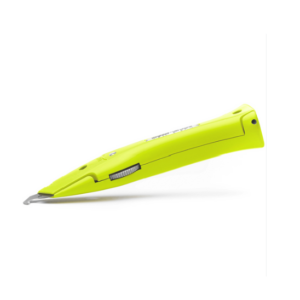 Delphin mes + houder Farb Edition Signal yellow 100250-K-1-SY