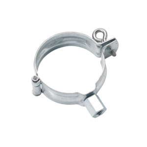 Rheinzink WB scharnierpijpbeugel 80mm met moer M10