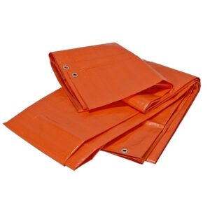 Bouw / Afdekzeil Oranje 2x3mtr.