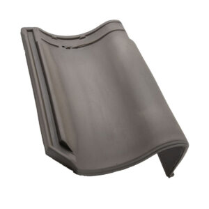 Koramic Dakpan Opn.Verbeter.Holle, T OVH Klassiek blauw gesmoord - Gevelpan rechts