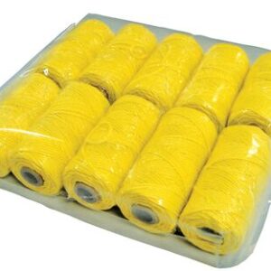 Super Prof, metselkoord gevlochten 1,5mm PA fluor geel, klos 50 mtr