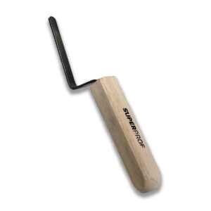 Super Prof, stootvoegspijker, professioneel 90x12 mmhouten handgreep