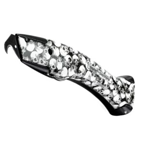 Delphin mes + houder Limited Edition Skulls