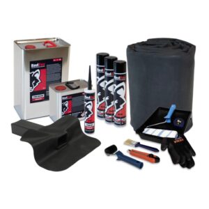 Compleet EPDM pakket 9,15 m x 8 m met stadsuitloop