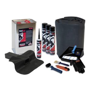 Compleet EPDM pakket 12,20 m x 3,5 m met stadsuitloop